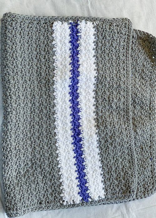 Easy crochet dish towel
