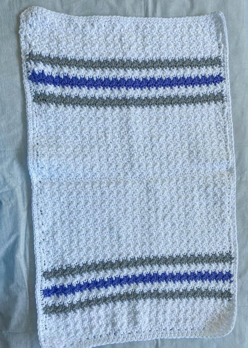 beginner crochet kitchen towel