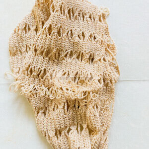 Golden Glamour Lacy Scarf