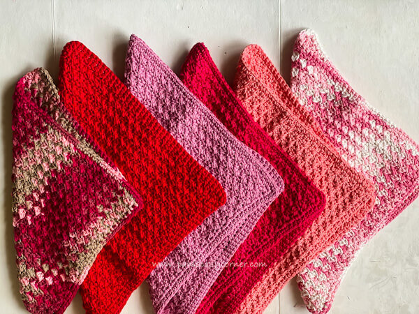 Shades of Pink Kitchen Towels