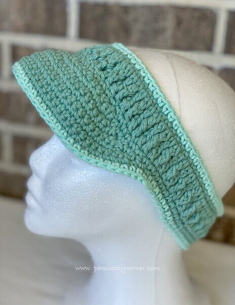 sun visor free crochet pattern