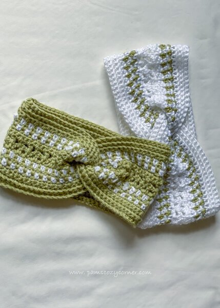 crochet twist headband pattern