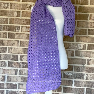 Clarice’s Amethyst Scarf