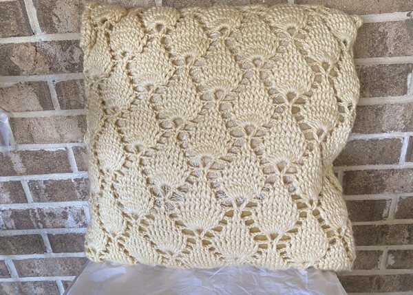 CrochetLeafPillow