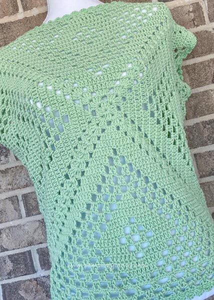 crochet granny stitch tank top