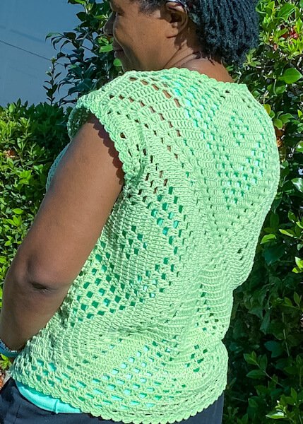 crochet spring tank top