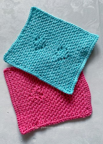 moss stitch square