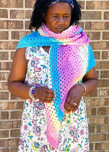 CrochetGrannyStitchShawl