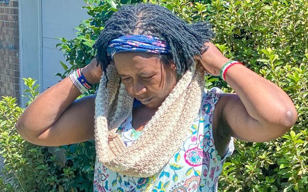 crochet infinity scarf
