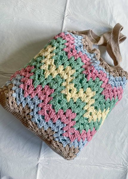 crochet granny bag pattern