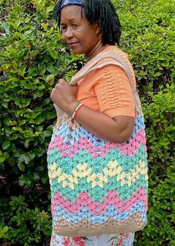 granny stitch bag