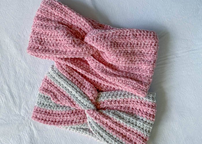 Ribbed double layered earwarmer