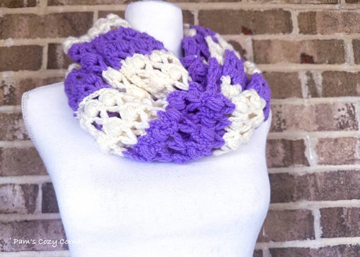 Florence Crochet Infinity Scarf Pattern Easy