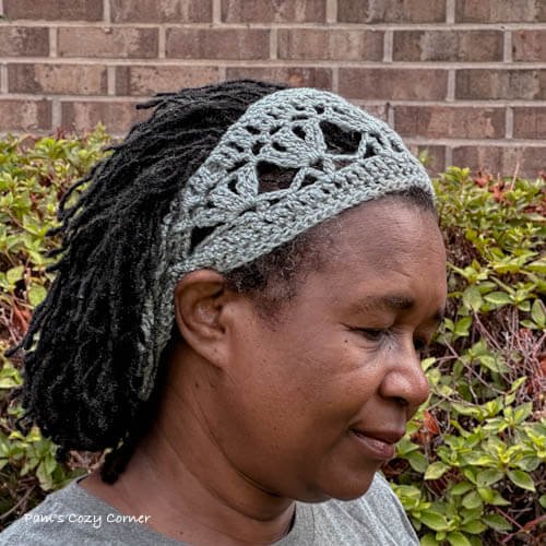 Pearl Crochet Headband