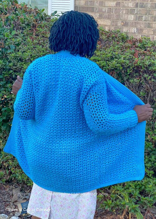 Crochet long Cardigan Pattern