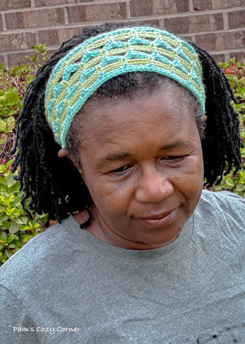 Crochetwavylaceheadband