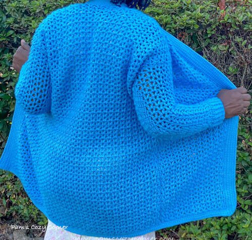 Nigella Crochet Long Cardigan