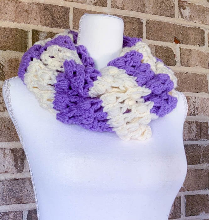 Florence Crochet Infinity Scarf