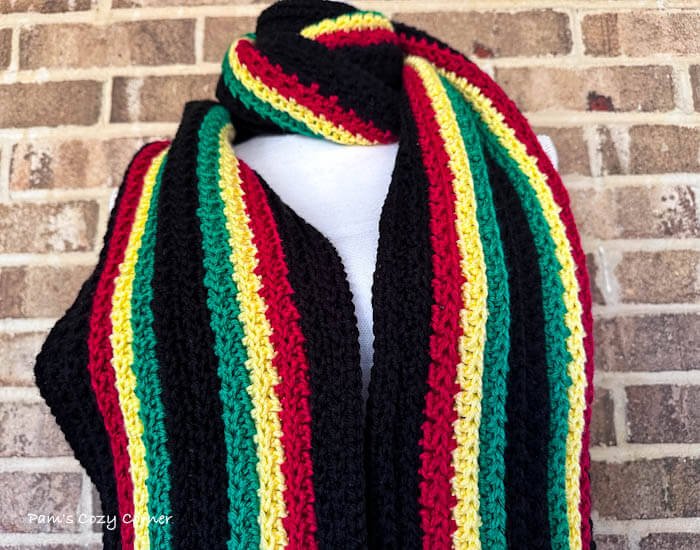 crochet scarf pattern hdc