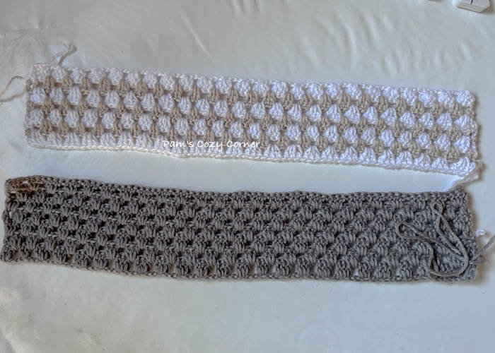 crochet scrunchie with hair tie