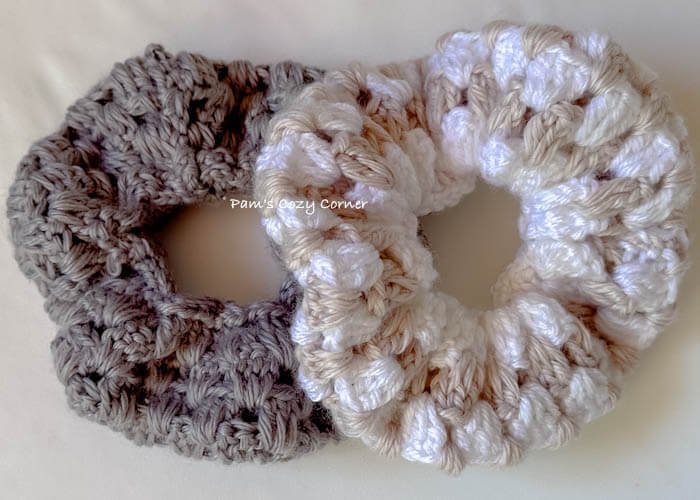 free crochet scrunchie