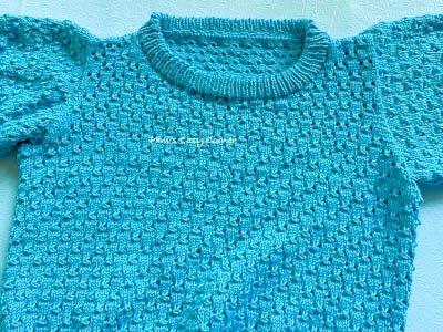 Crochet top for blocking