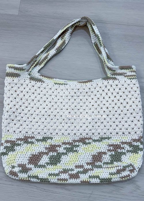 granny stitch shopping bag