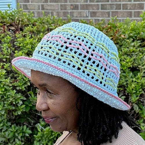 Crochet Summer Beach Sun Hat Pattern