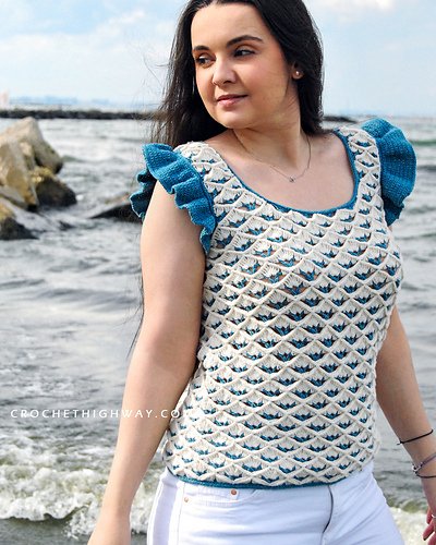 Leo tank crochet pattern crochethighway summer crochet top 20 medium