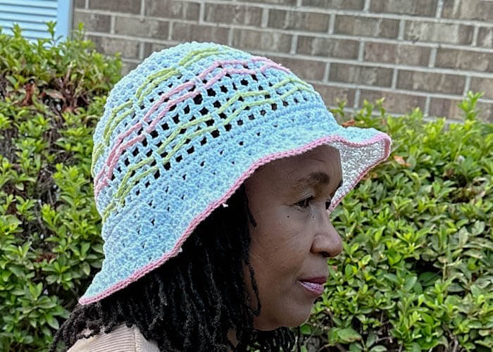 beach sun hat crochet pattern