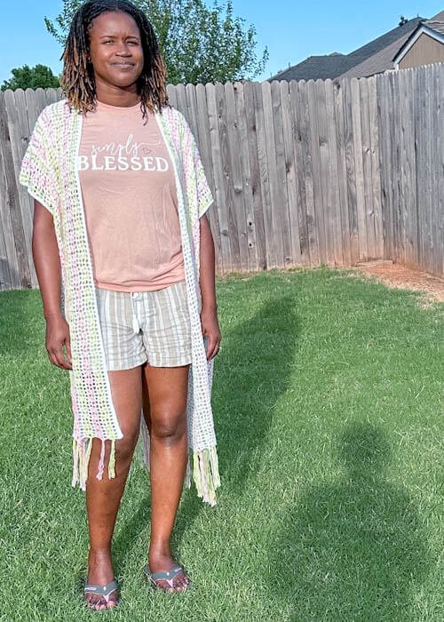 boho chic crochet beach cover up