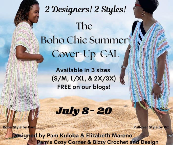 crochet beach coverup