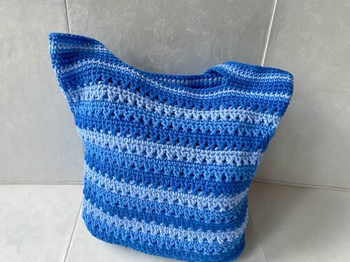 crochet shopping back free patter