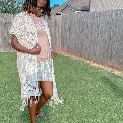 Summer Crochet Beach Cover-up – Robe Style