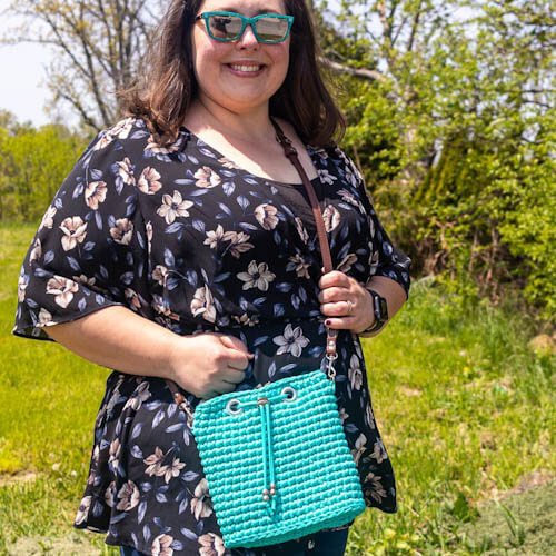 crochet t shirt bag