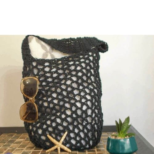pentagonal mesh market bag