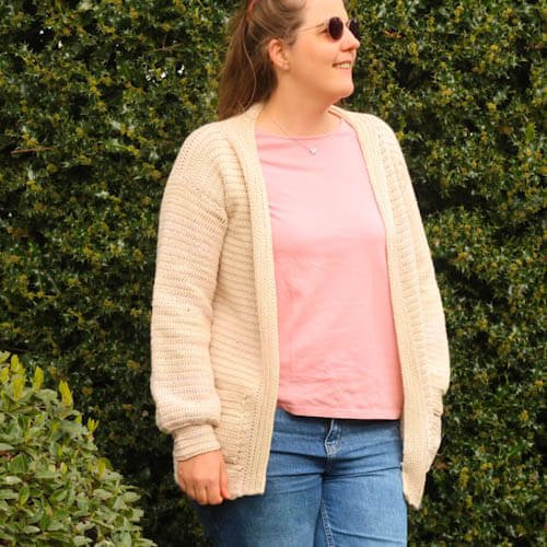 Lucie cardigan crochet pattern