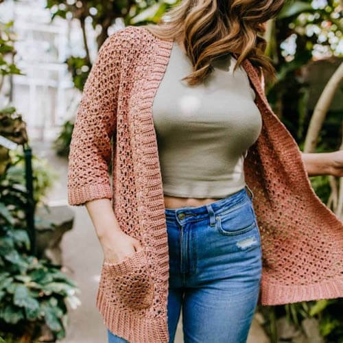 crochet summer cardigan