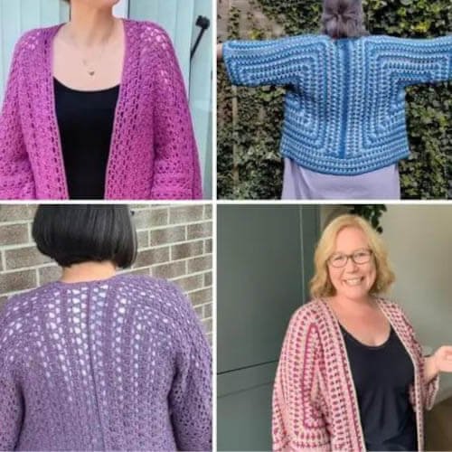granny hexagon cardigan pattern
