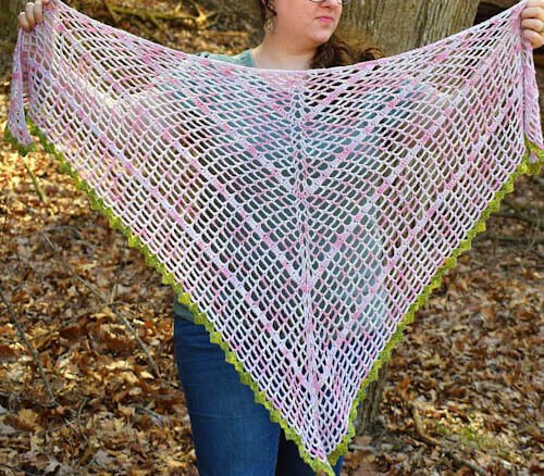 Crochet Lace Summer Shawl