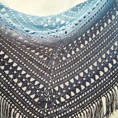 Crochet Triangles Cones Lace Stitch