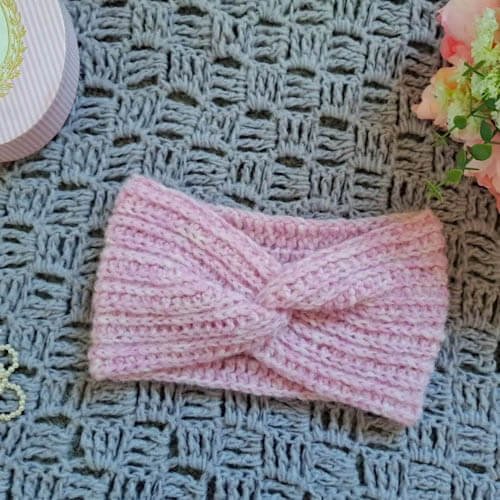 CrochetDelicateTwistHeadband