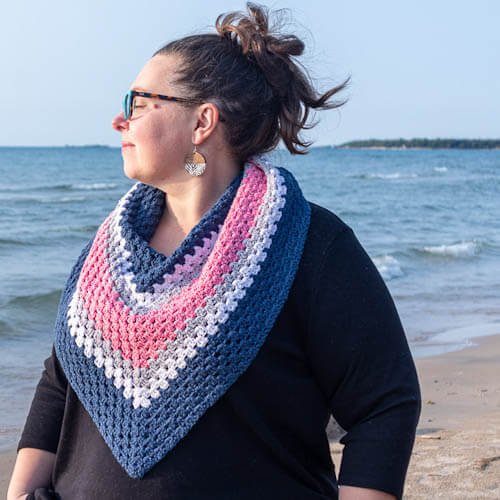 South hampton crochet shawl
