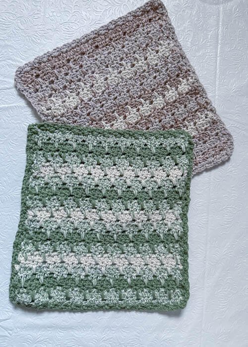 crochet cotton washcloth free pattern