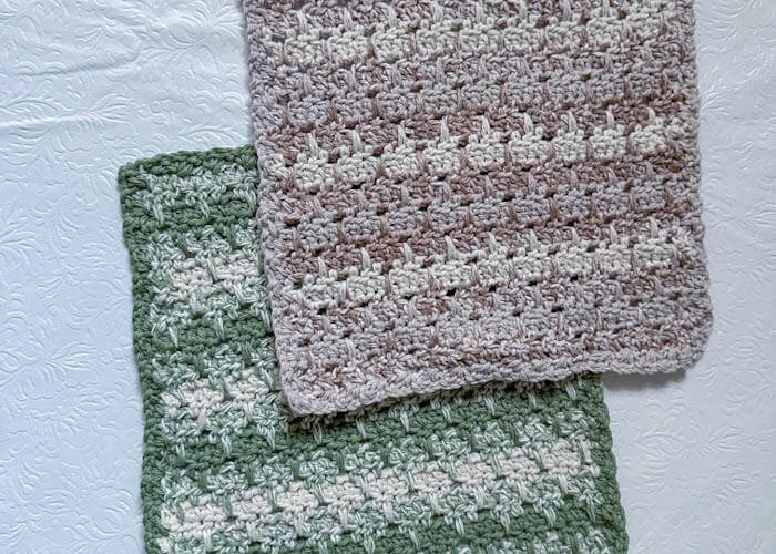 crochet dishcloth free pattern