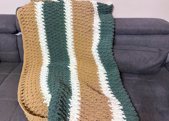 easy chunky blanket pattern