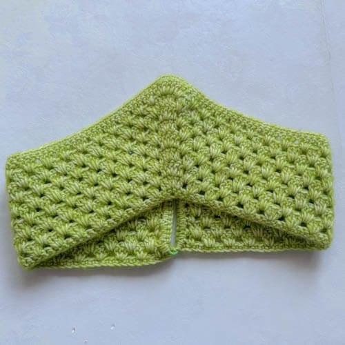 granny stitch crochet headband