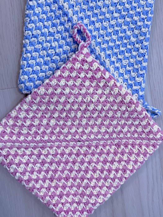 Thick crochet hot pad